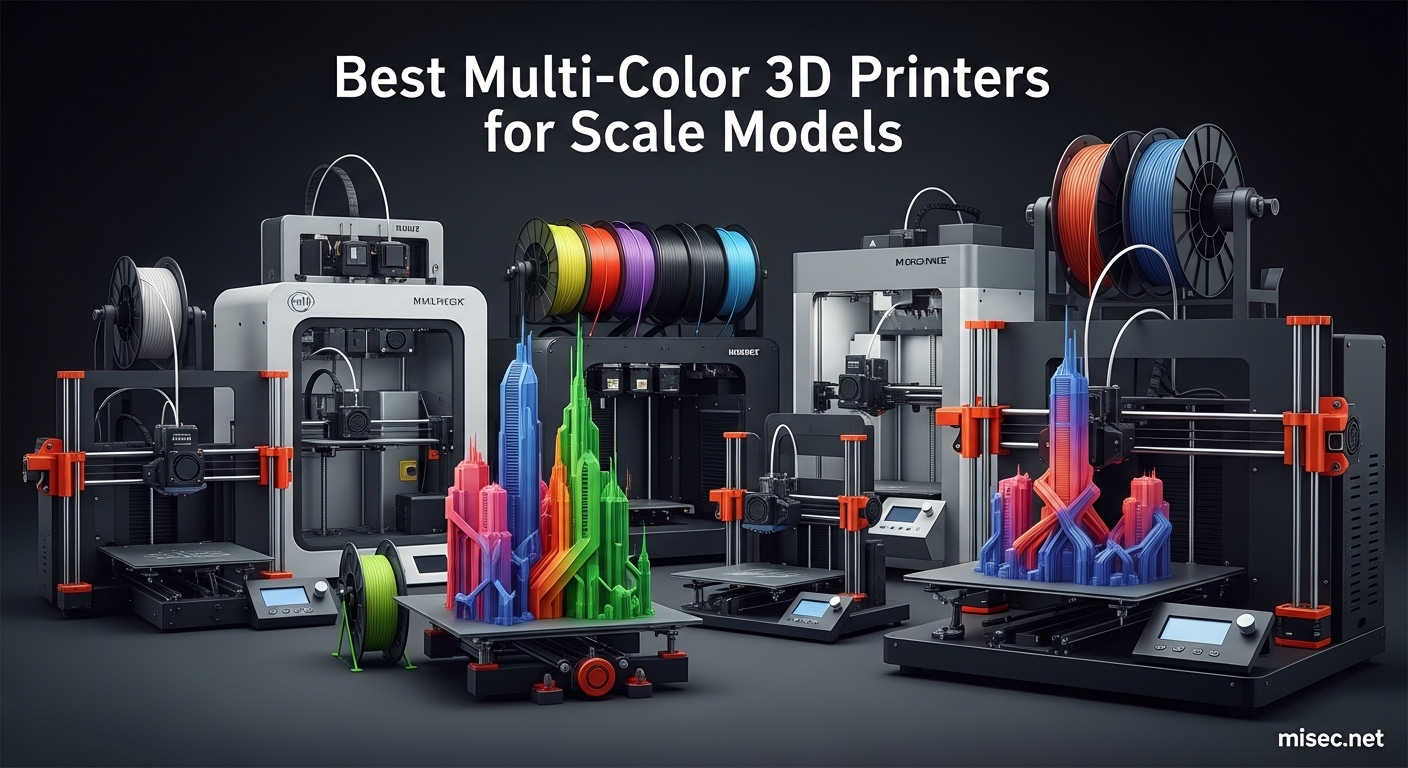 Best Multi-Color 3D Printers for Scale
