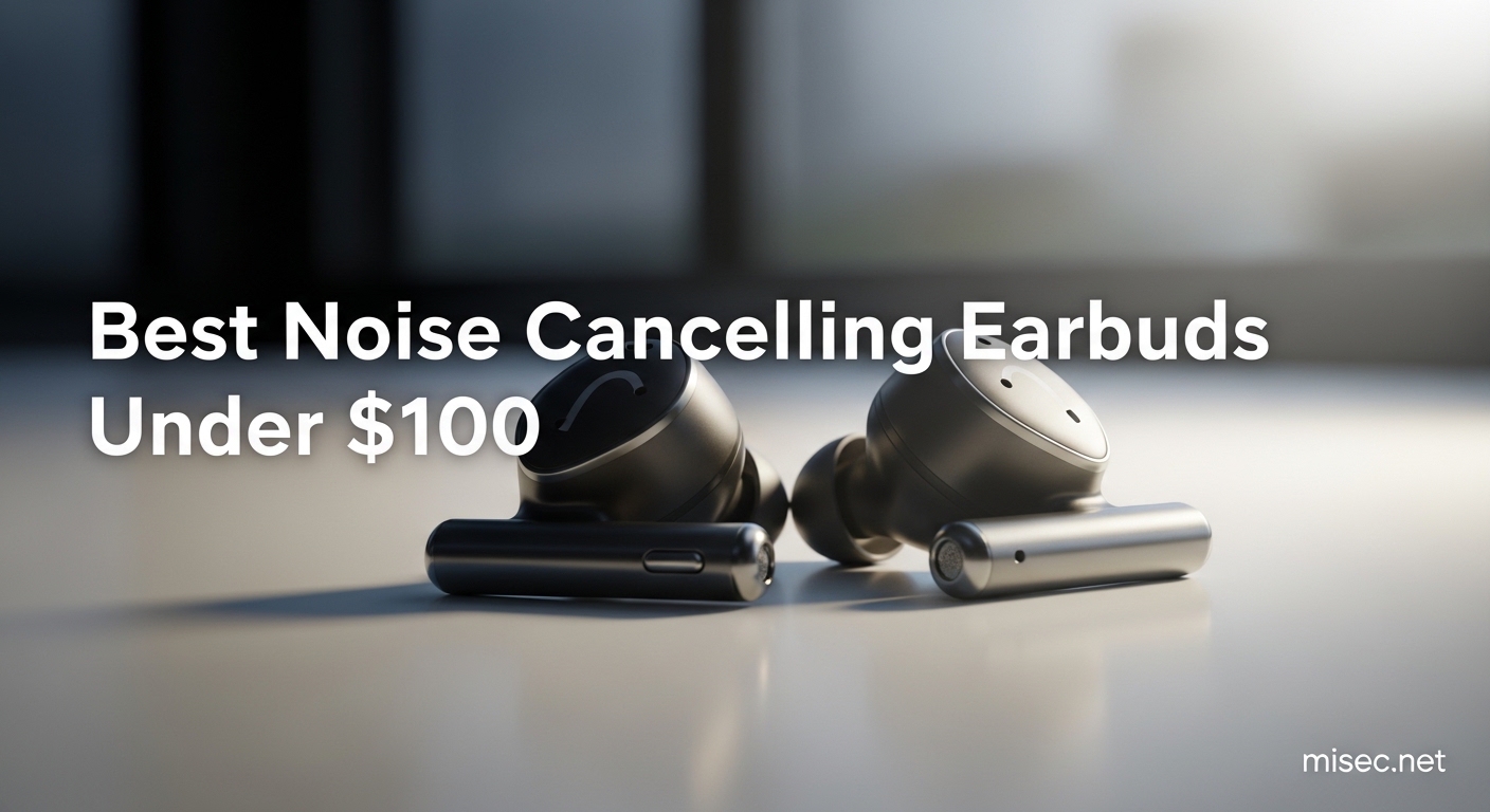Best Noise Cancelling Earbuds Under $100