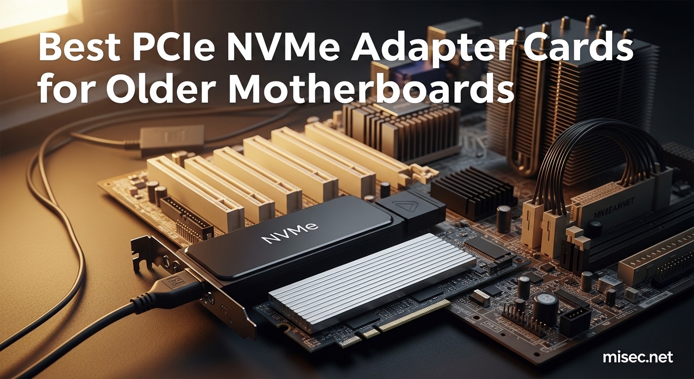 Best PCIe NVMe Adapter Cards for Older Motherboards