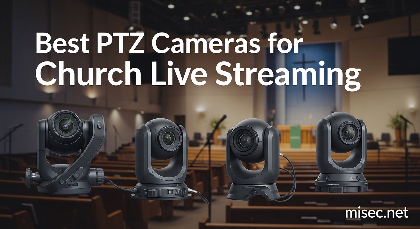 Best PTZ Cameras for Church Live Streaming