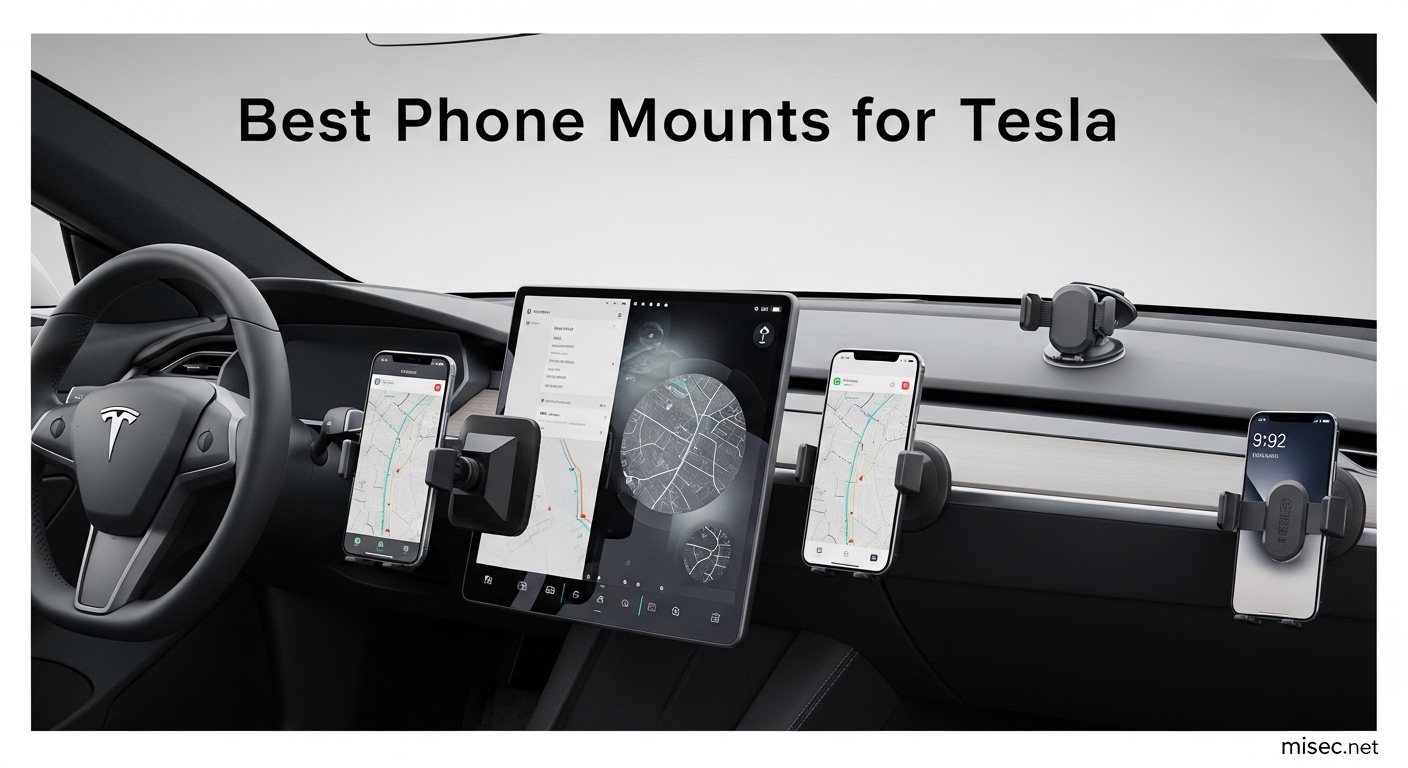 Best Phone Mounts for Tesla