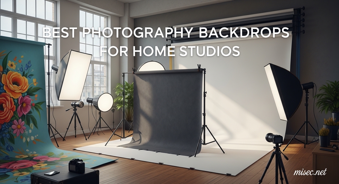 Best Photography Backdrops for Home Studios