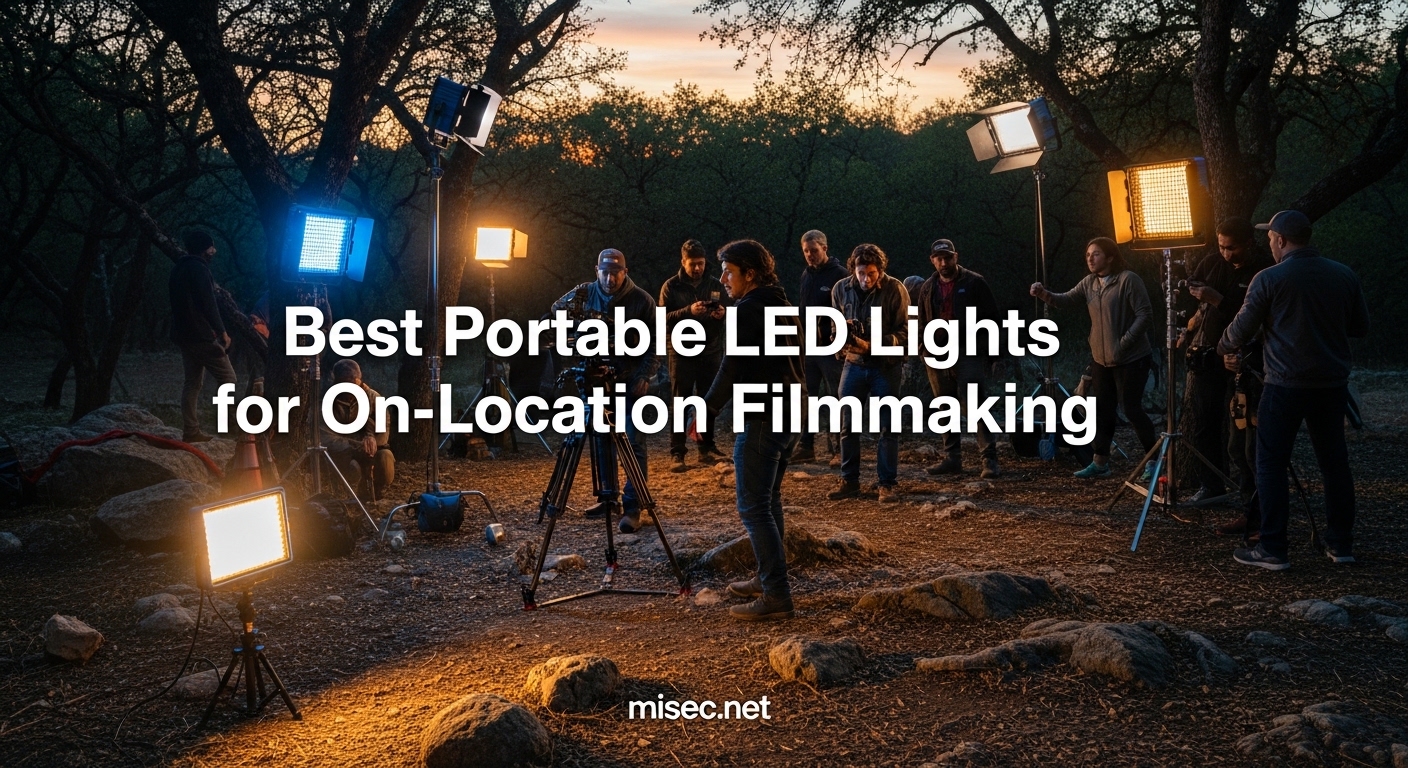 Best Portable LED Lights for On-Location Filmmaking