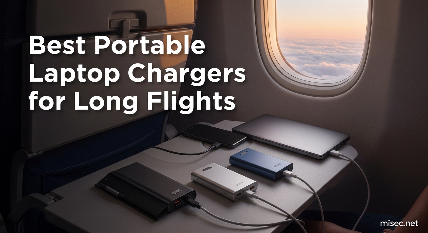 Best Portable Laptop Chargers for Long Flights
