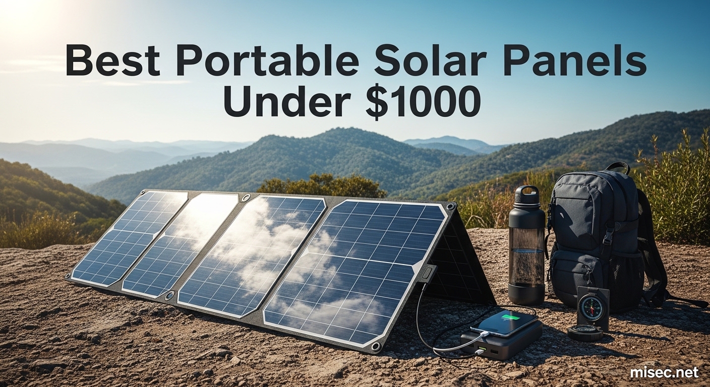 Best Portable Solar Panels Under $1000