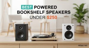 Best Powered Bookshelf Speakers Under $250