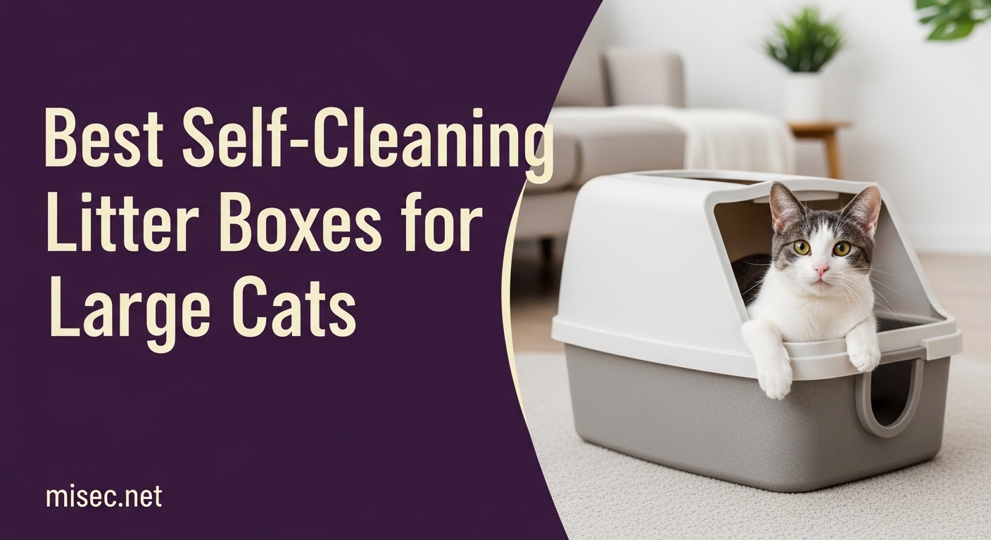 Best Self-Cleaning Litter Boxes for Large Cats