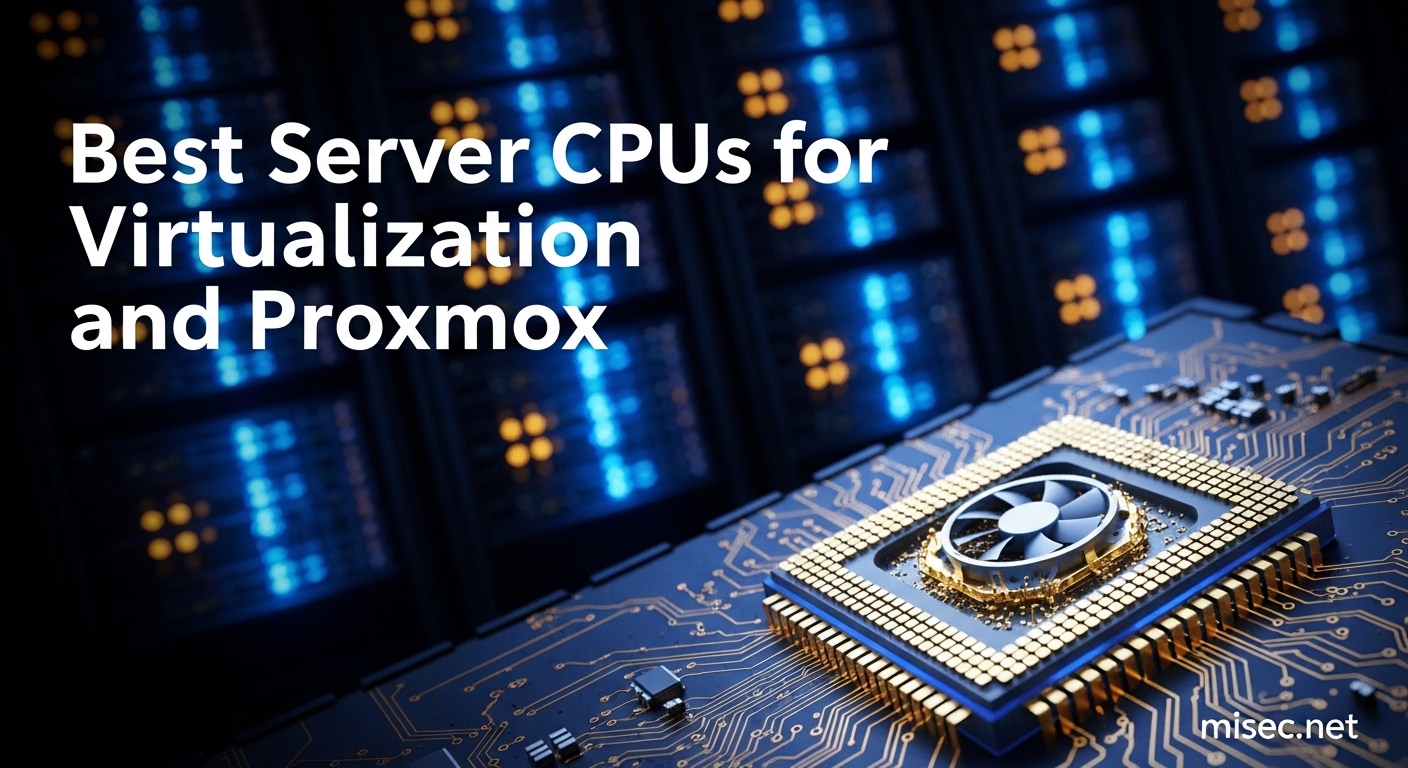 Best Server CPUs for Virtualization and Proxmox