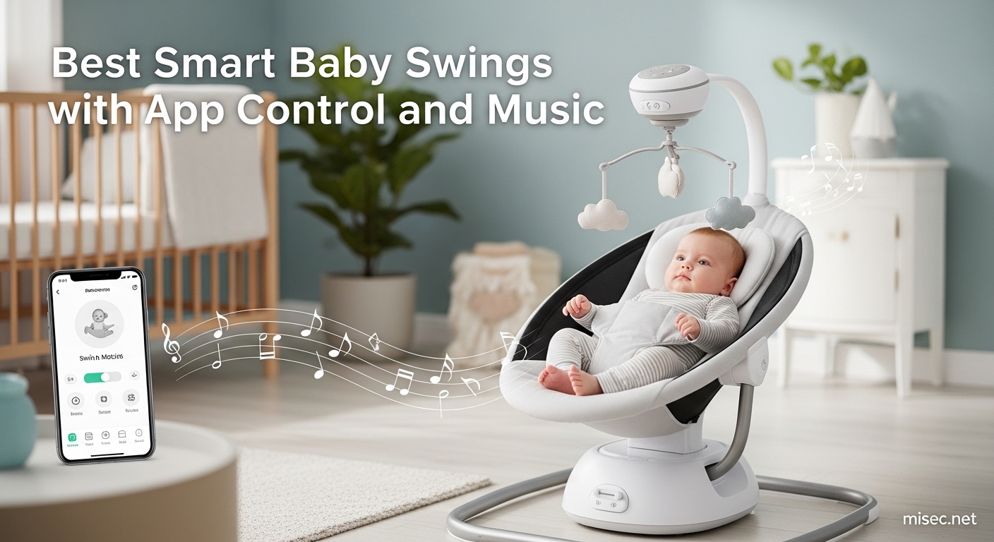 Best Smart Baby Swings with App Control and Music