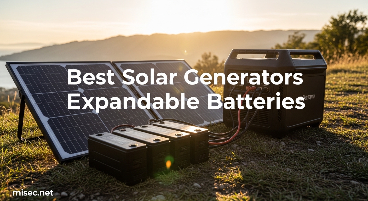 Best Solar Generators Expandable Batteries