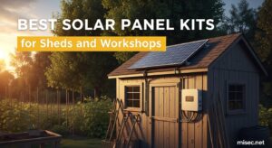 Best Solar Panel Kits for Sheds and Workshops