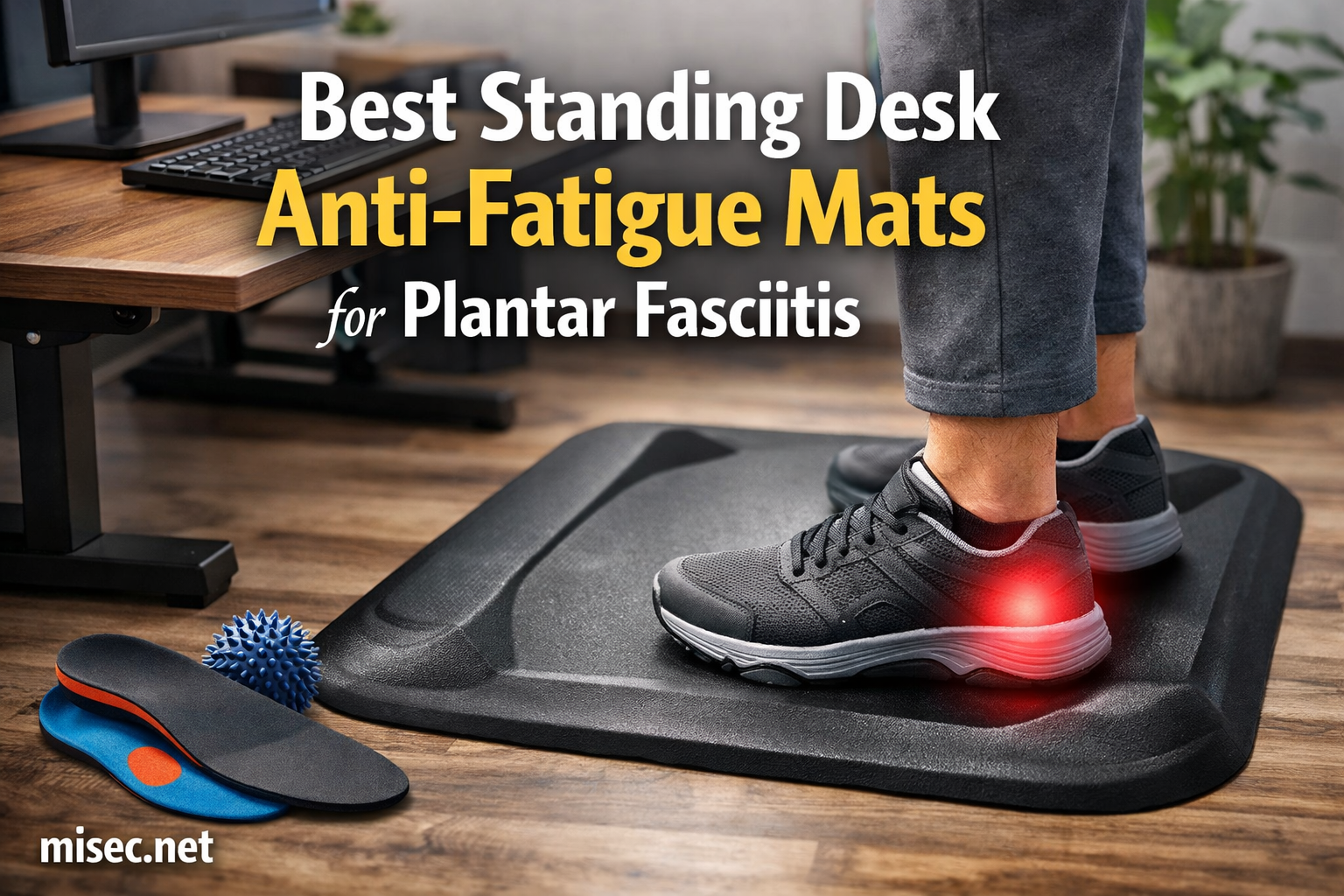 Best Standing Desk Anti-Fatigue Mats for Plantar Fasciitis