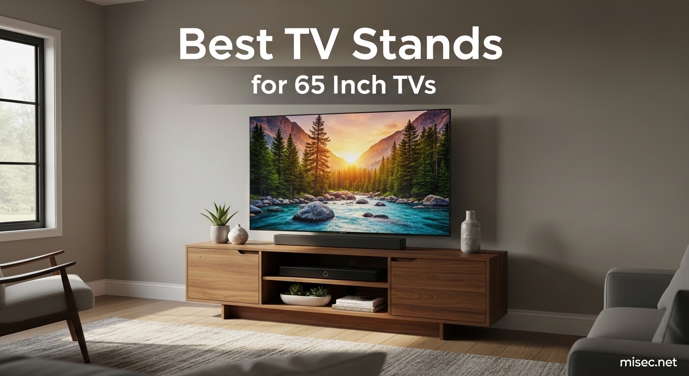 Best TV Stands for 65 Inch TVs