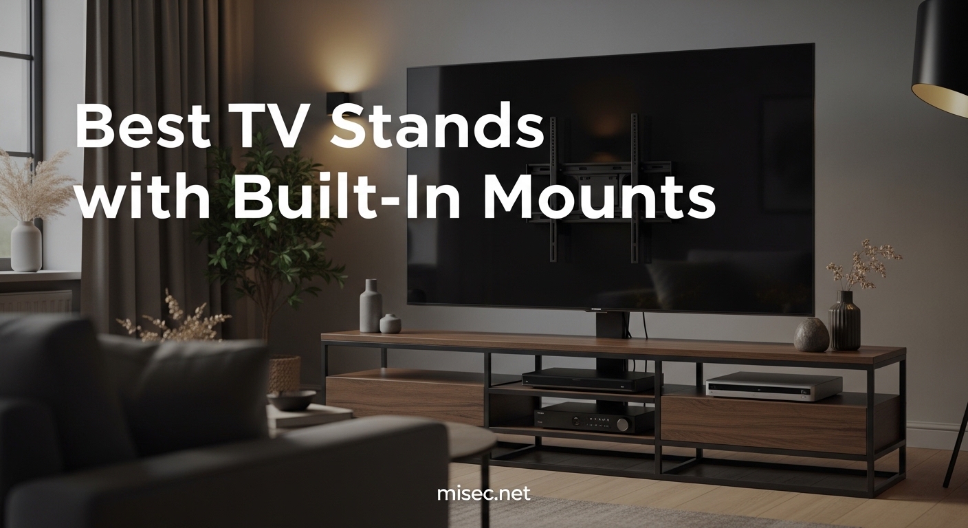 Best TV Stands with Built-In Mounts