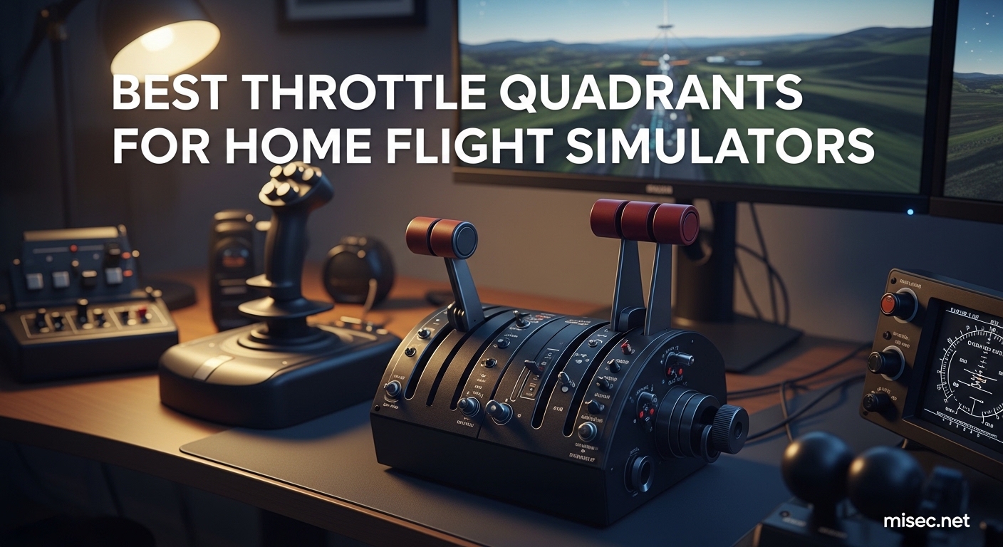 Best Throttle Quadrants for Home Flight Simulator