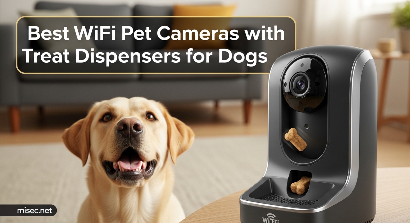 Best WiFi Pet Cameras with Treat Dispensers for Dogs