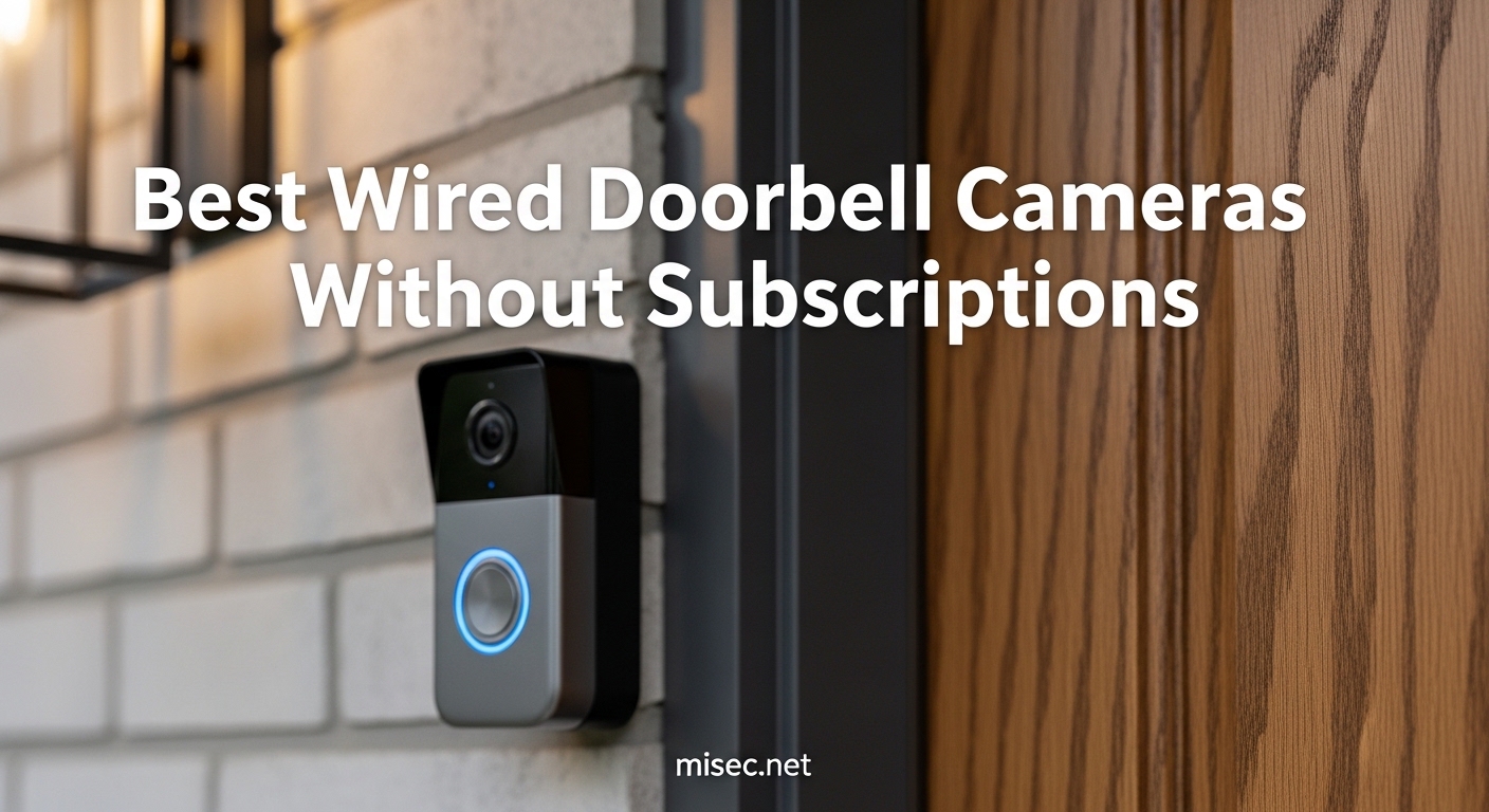 Best Wired Doorbell Cameras Without Subscriptions