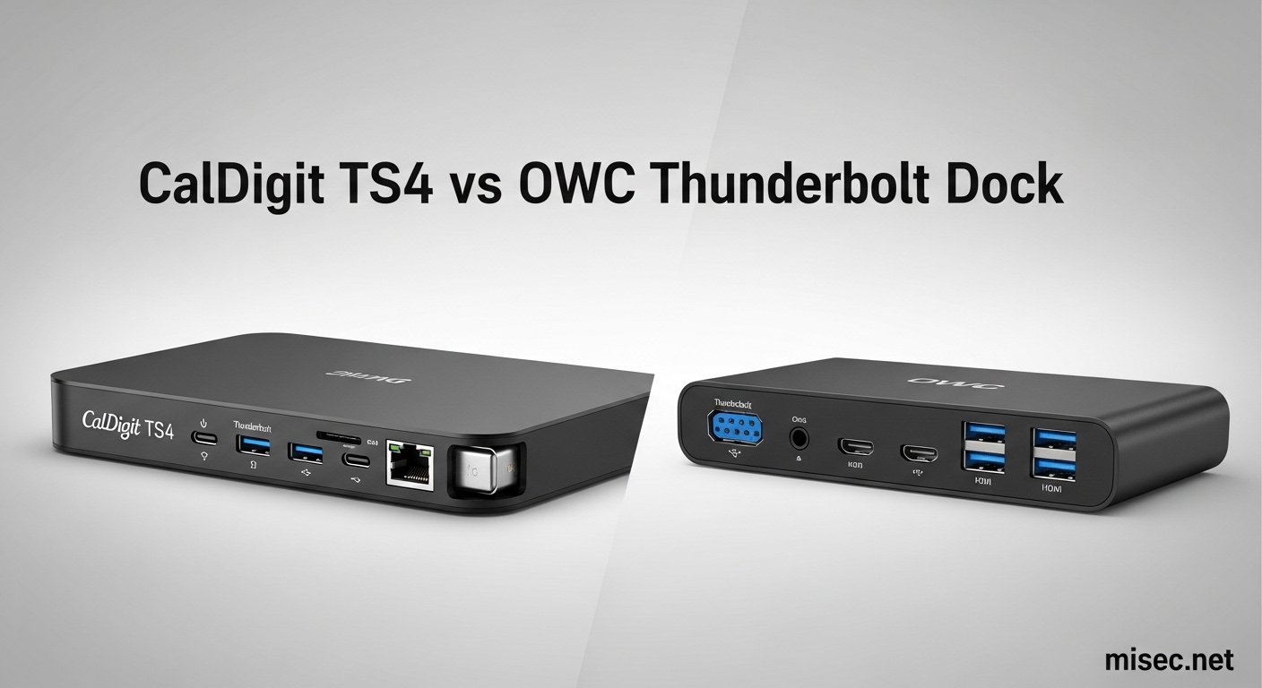 CalDigit TS4 vs OWC Thunderbolt Dock