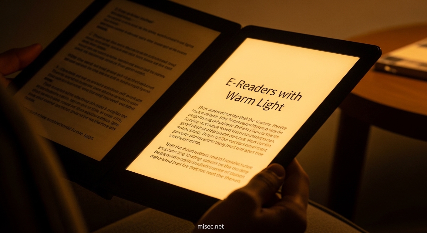 E-Readers with Warm Light