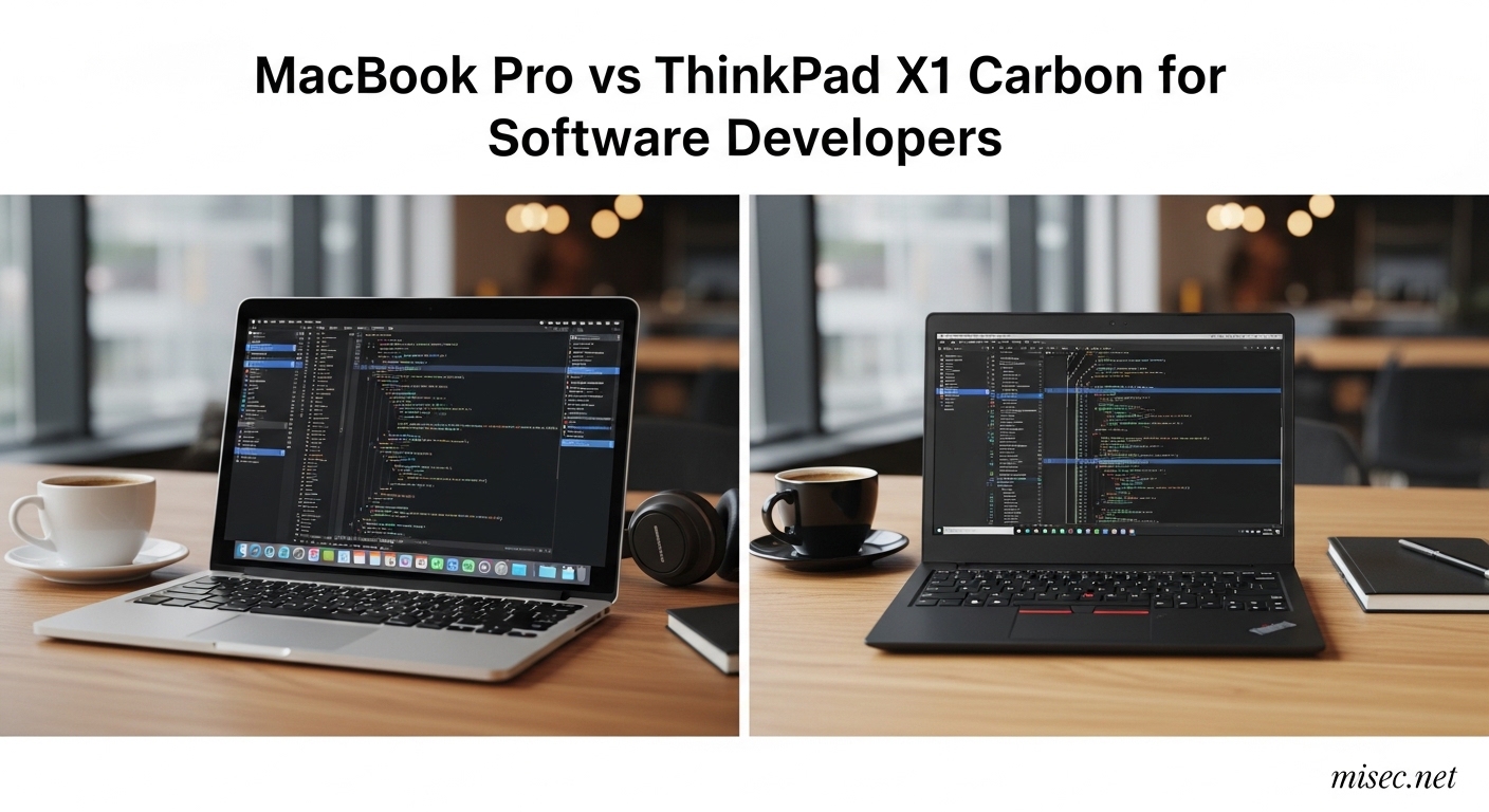 MacBook Pro vs ThinkPad X1 Carbon for Software Developers