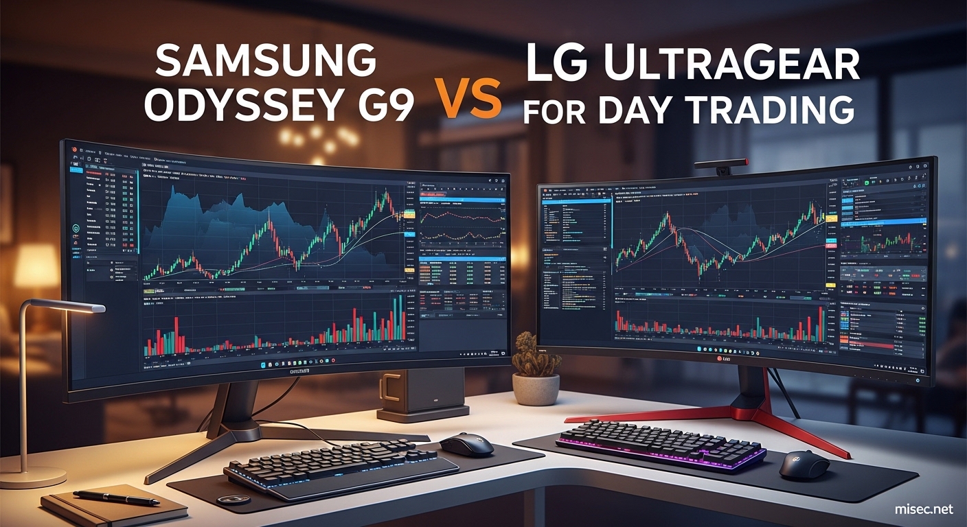 Samsung Odyssey G9 vs LG UltraGear for Day Trading