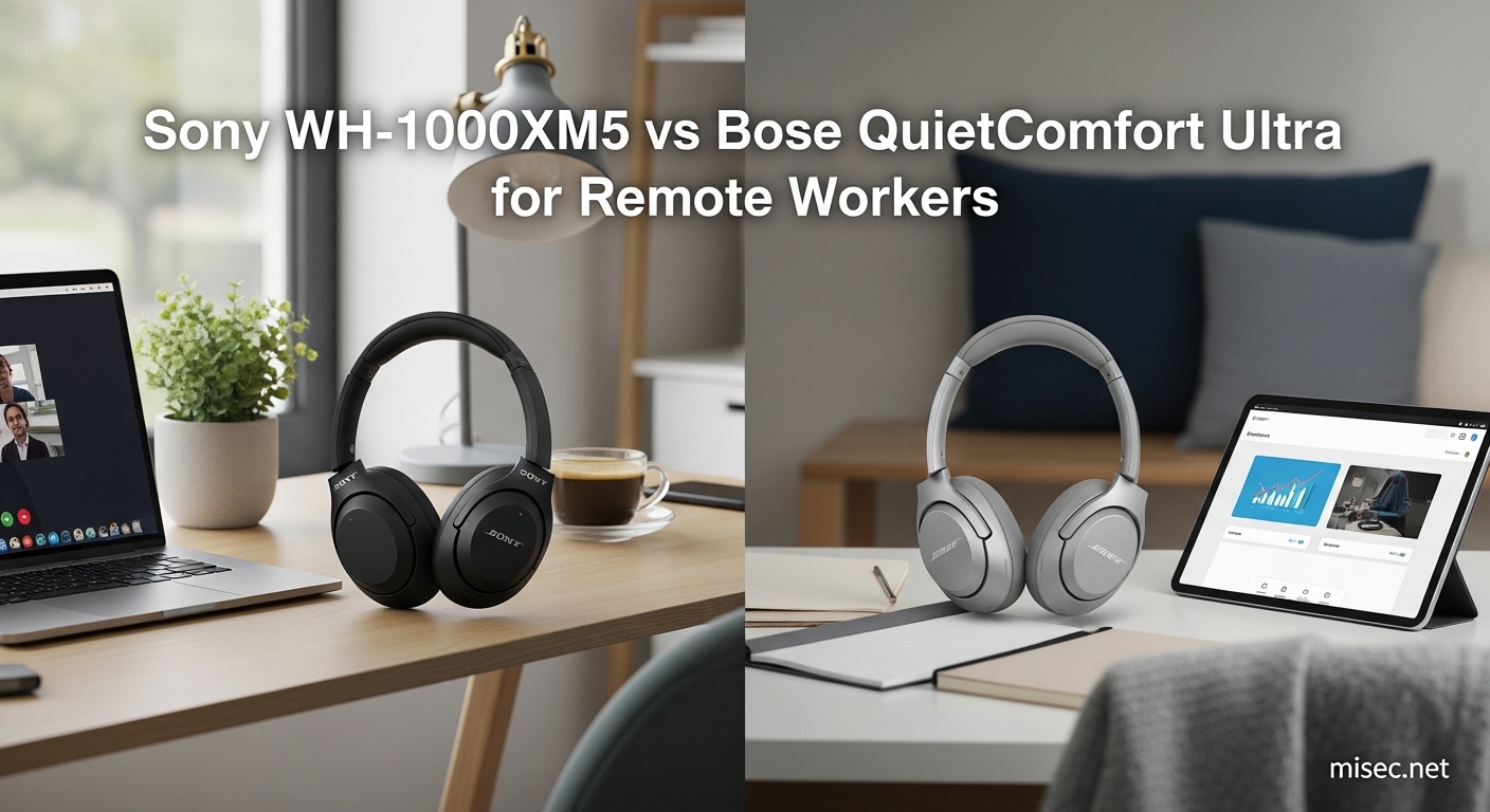Sony WH-1000XM5 vs Bose QuietComfort Ultra for Remote Workers