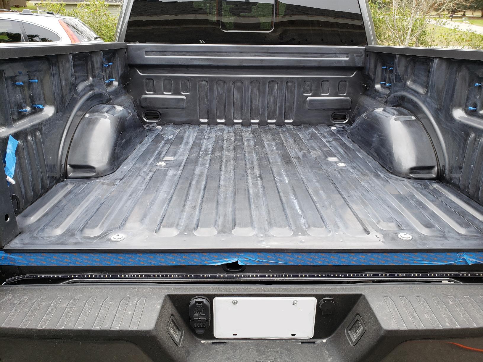 HERCULINER HCL1B8 Roll-on Bed Liner Kit, Black, 1 Gal. customer photo 1