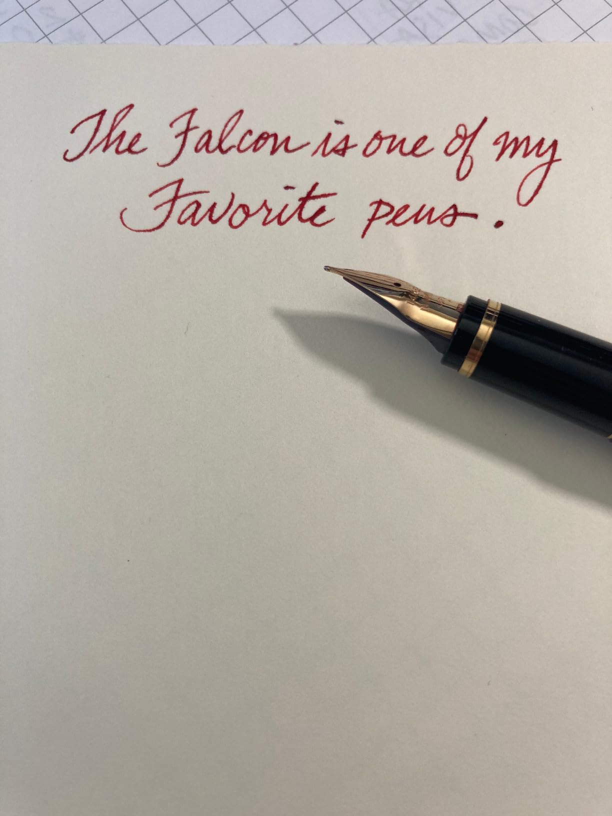 PILOT Namiki Falcon Collection Fountain Pen, Black Barrel with Gold Accents, Soft Fine Nib (60152) customer photo 2
