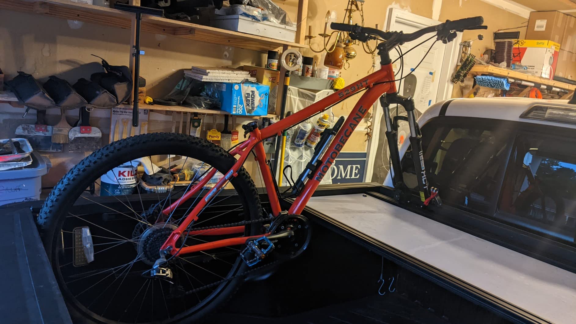 Truck Bed Bike Rack by Delta Cycle - Bike Hitch Lockable Bike Fork Mount Securely Holds 9 x 100mm Skewer Road, MTB, and Hybrid Bicycles - Lockable Quick Release Truck Bed Bike Mount customer photo 2