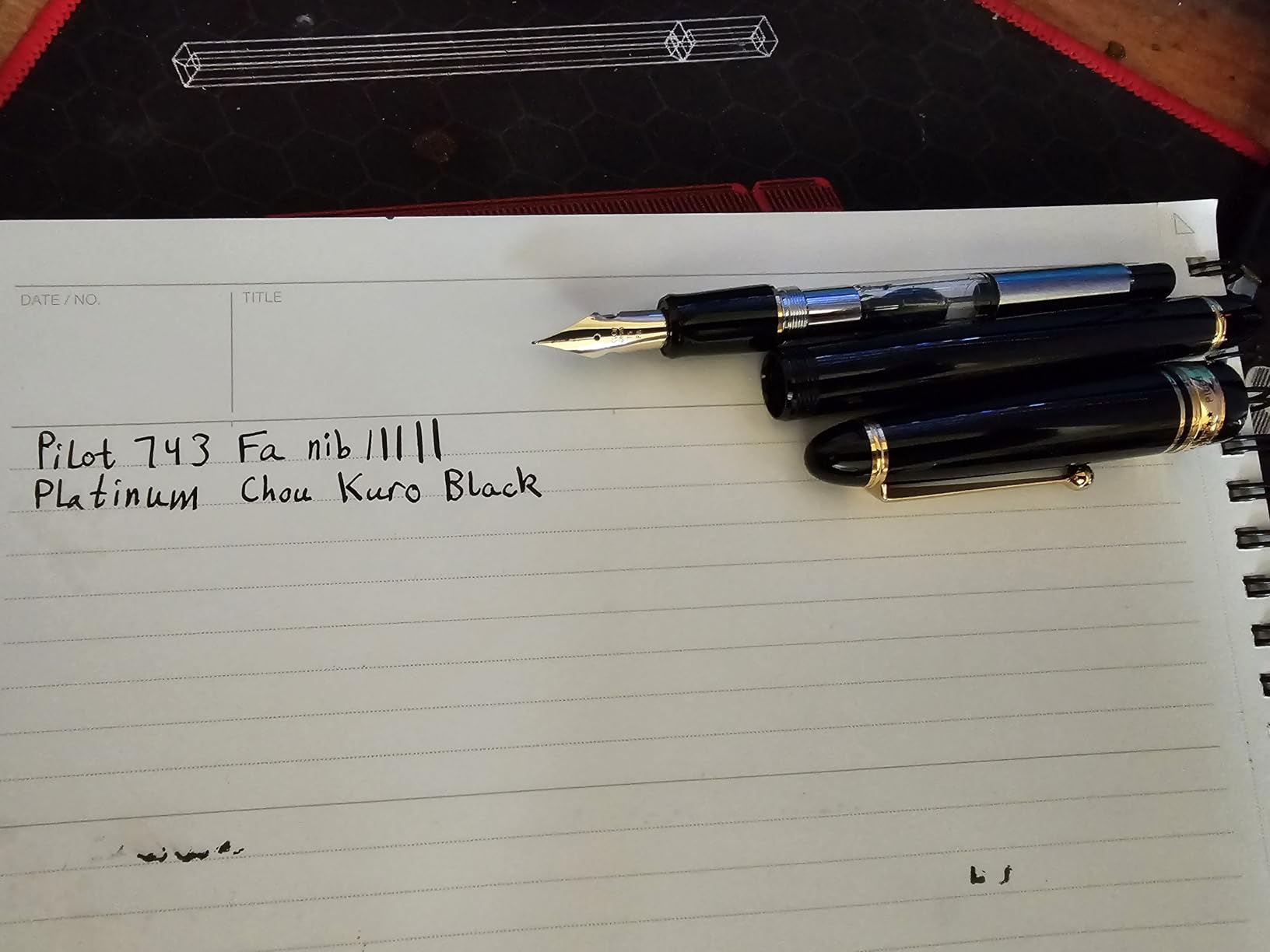 Pilot Custom 743 / Black (nib: Falcon) customer photo 1