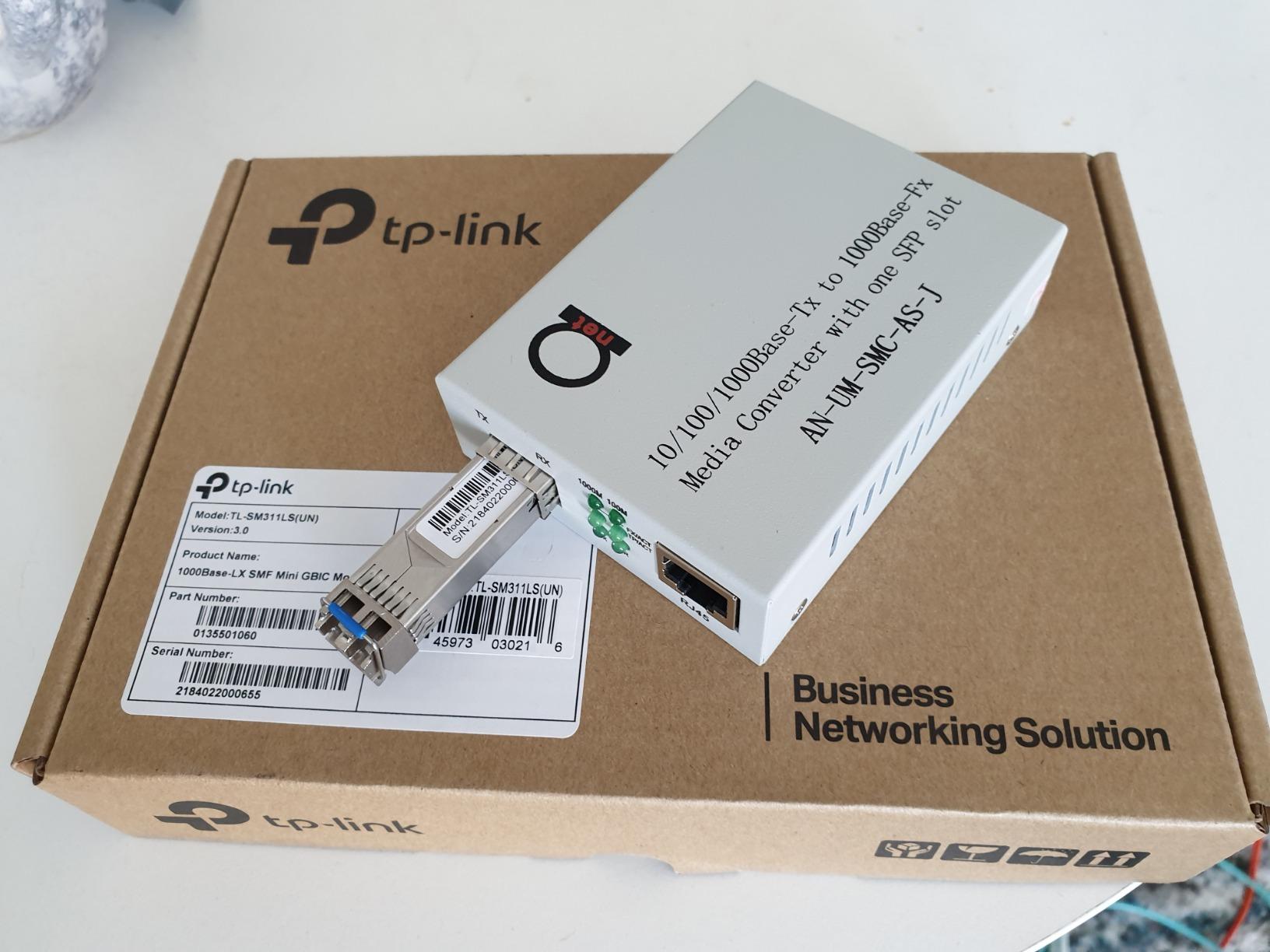 TP-Link Omada Gigabit SFP Module | 1000Base-LX Single-Mode Fiber Mini GBIC Module | Plug and Play | LC/UPC Interface | Up to 10km Distance (SM311LS) customer photo 1