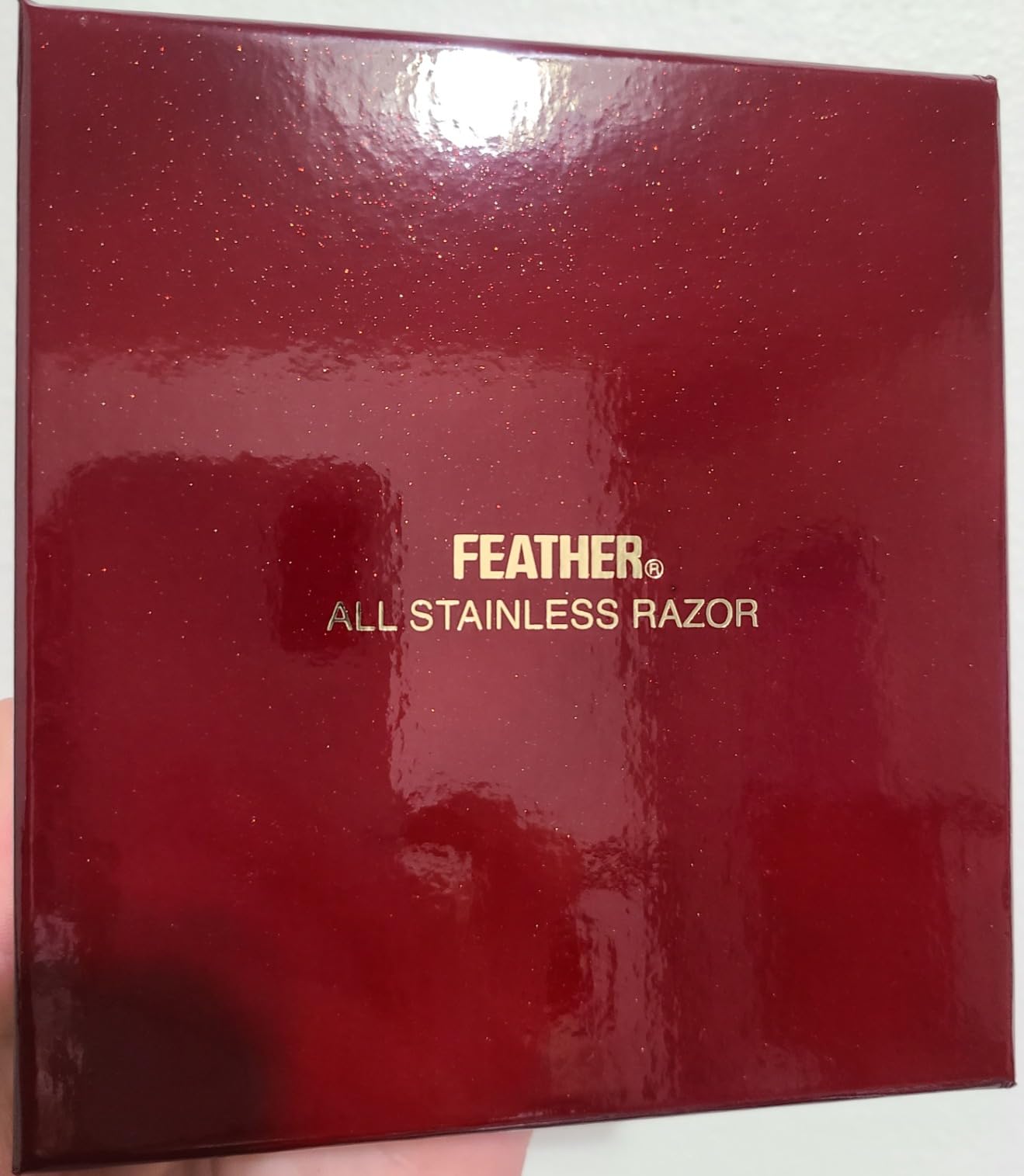 Feather - All Stainless Steel Double Edge Safety Razor AS-D2 - Luxurious Single Blade Razor for Men with Heavy Weight Handle - Built for Closer Shave - Includes 5 Hi-Stainless Blades - Made in Japan customer photo 2