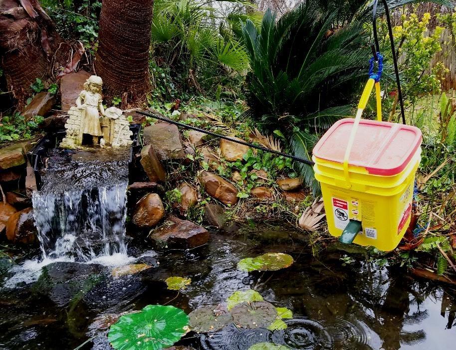 Fish Mate P7000 Automatic Pond Fish Feeder, 7 Litre Capacity customer photo 2