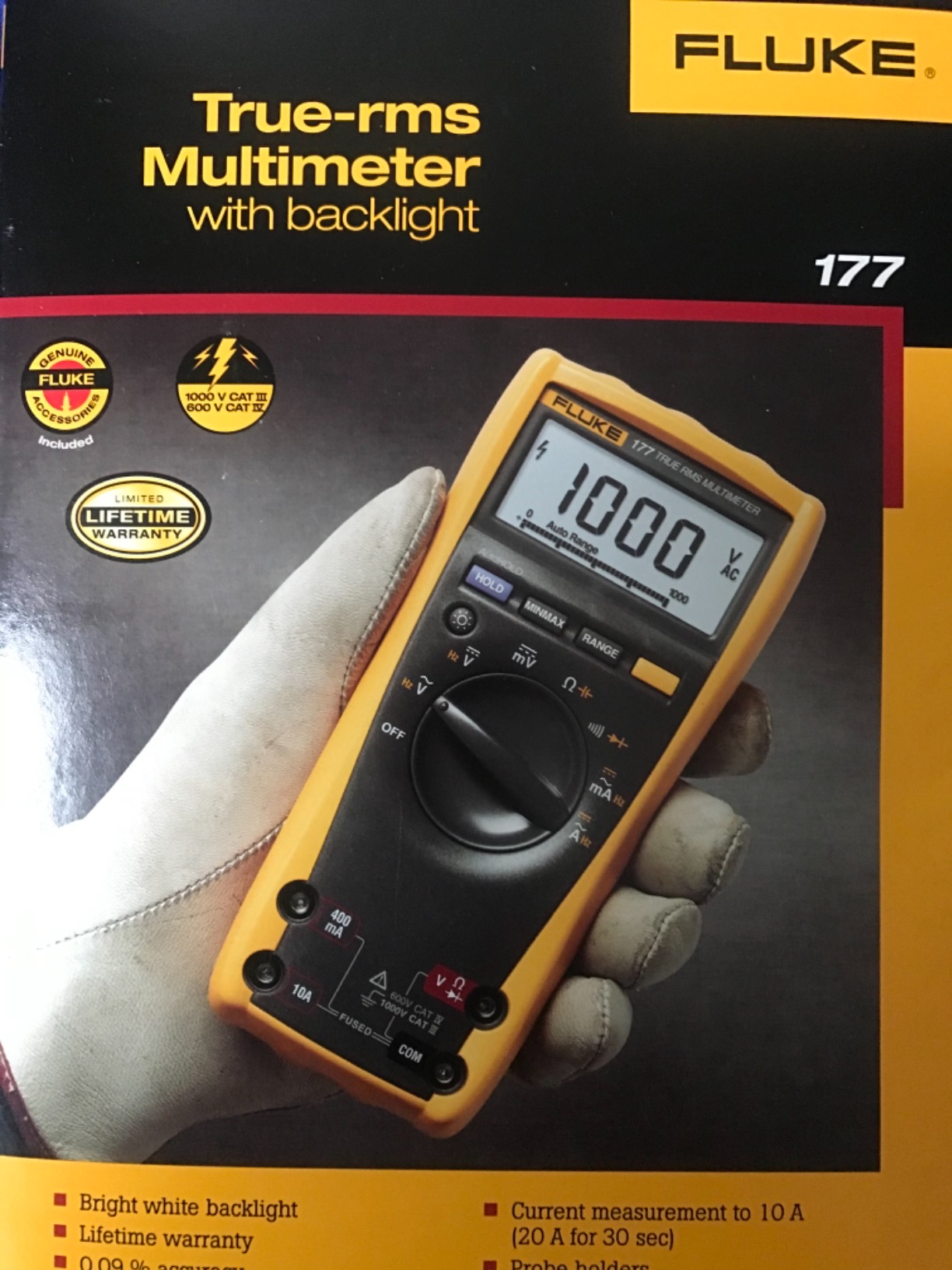 Fluke 177 True-RMS Digital Multimeter customer photo 2