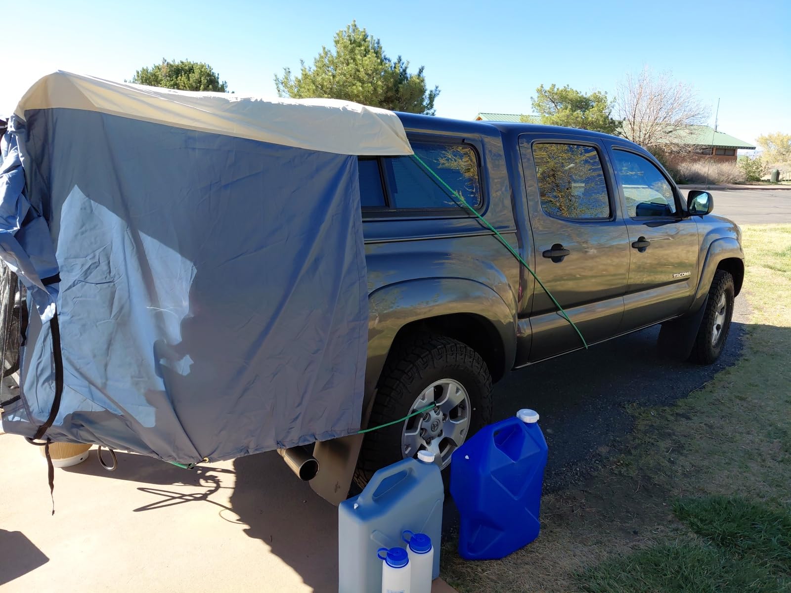 DAC Full-Size Truck Bed Tent for Caps - Fits Ford F-150, Chevy Silverado, Toyota Tundra, Tacoma (2005+), Tailgate >= 58