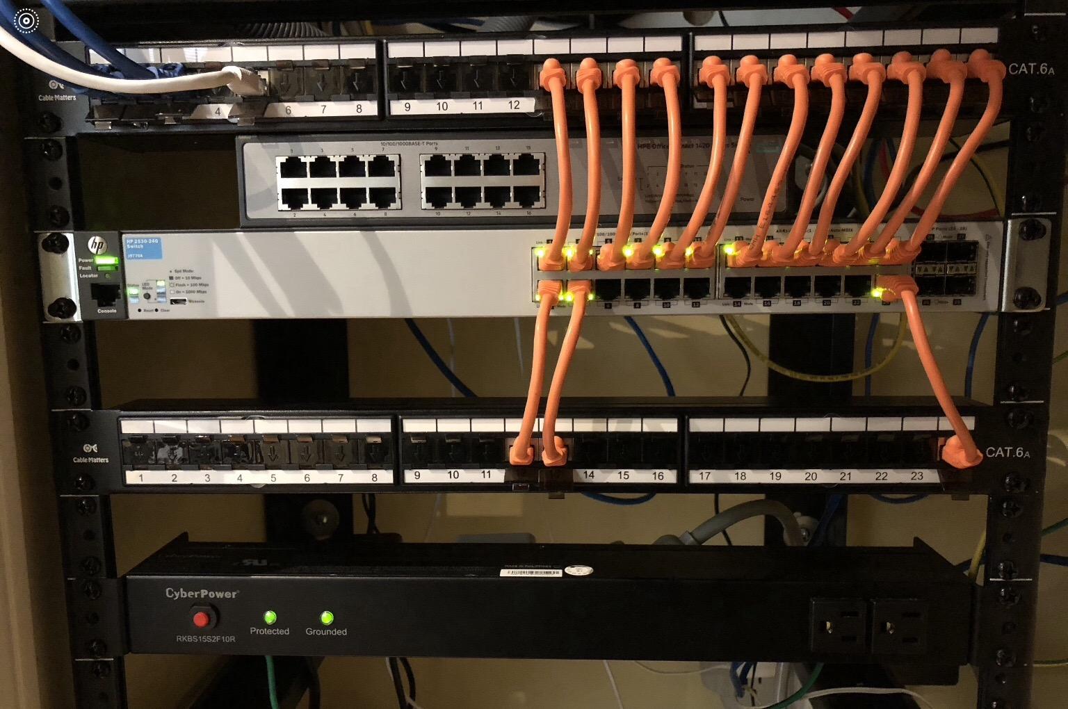 Cable Matters Rackmount or Wall Mount 24-Port Shielded RJ45 Patch Panel with Jack Shutter customer photo 1