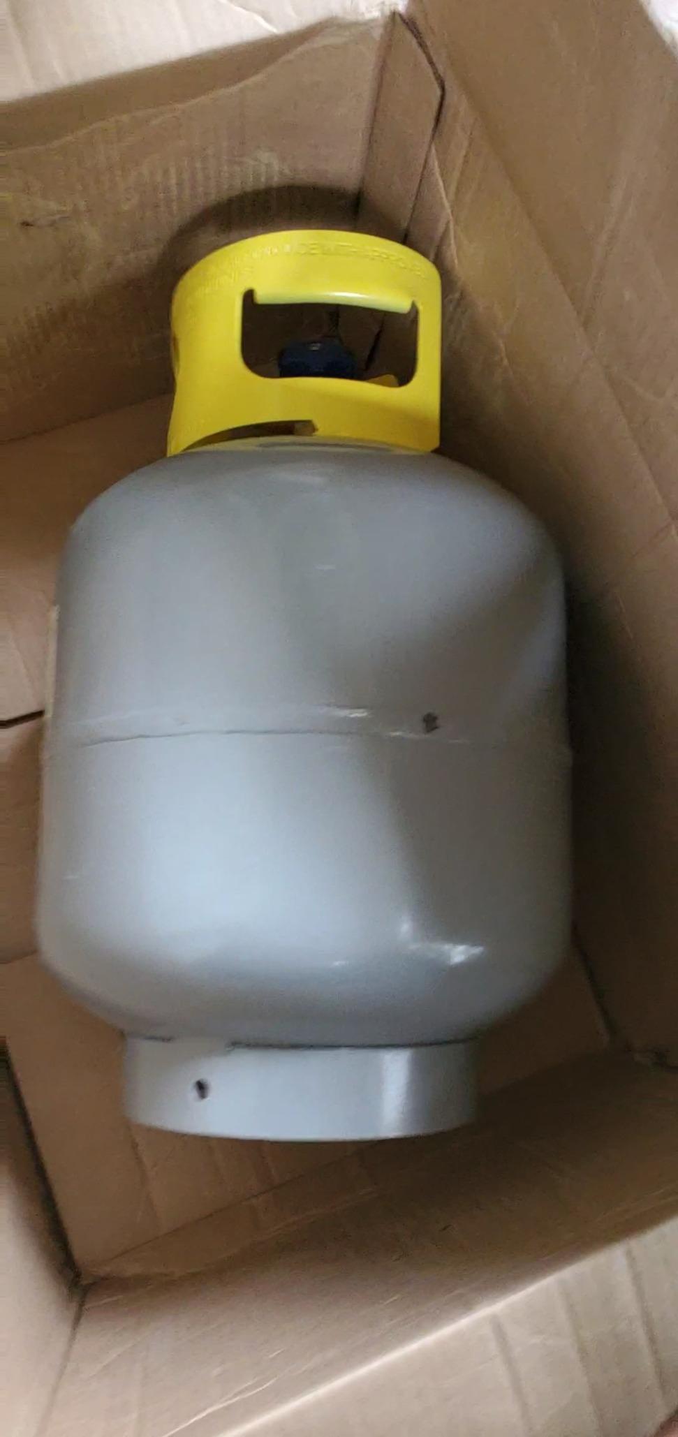 Flame King YSNR501 Refrigerant Recovery Cylinder Tank - Reusable - DOT Compliant - Y-Valve Liquid/Vapor - 50LB Pound, Gray customer photo 1