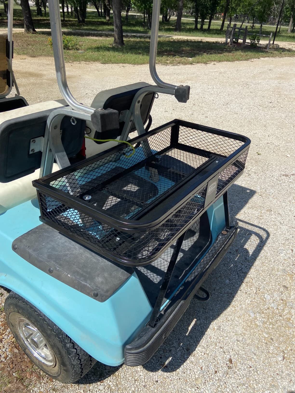 Titan Ramps Universal ATV/UTV Front Cargo Basket Rack with 100 Pound Capacity and Steel Construction for Carrying Buckets, Coolers, or Gear customer photo 2