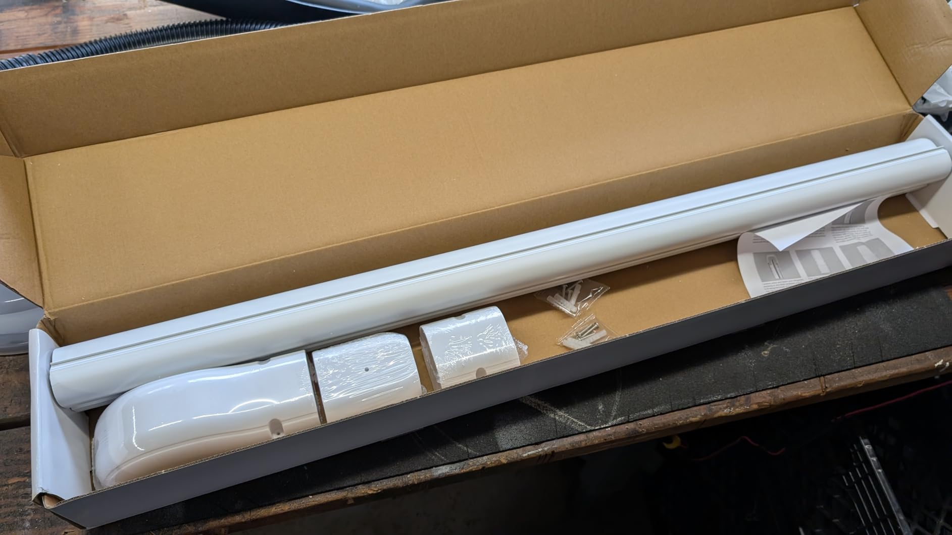 DuctlessAire - Mini Split Line Set Cover Kit - Paintable Mini Split Cover for Air Conditioner & Mini Split AC/Heating System - Durable Protection - Ideal for Indoor & Outdoor Use (White, 3