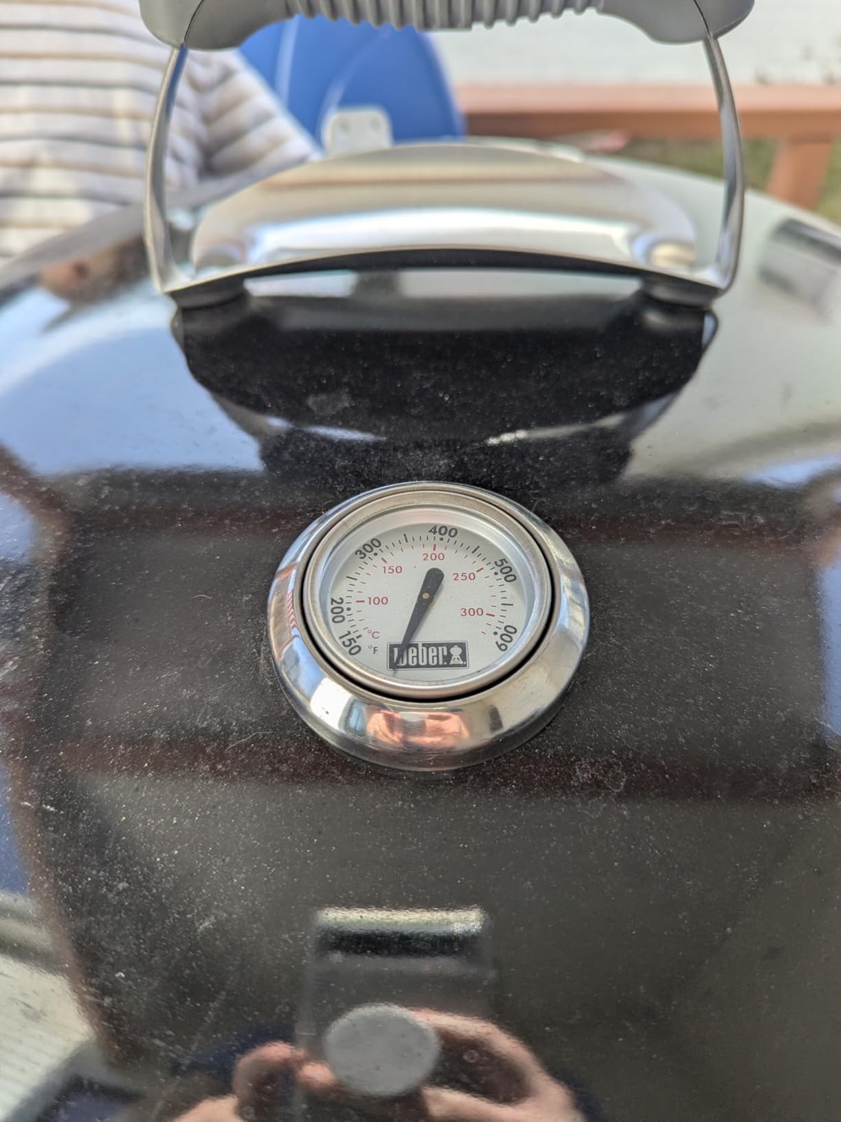 Weber Original Kettle Premium Charcoal Grill, 22-Inch, Black - Outdoor BBQ Grill with Built-In Thermometer, Heat Control Dampers & One-Touch Cleaning System customer photo 2
