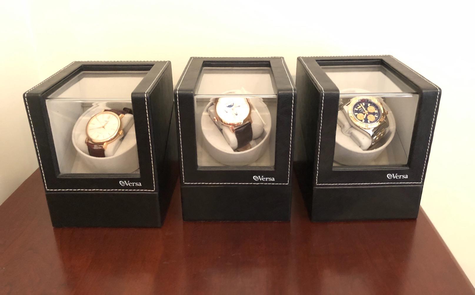 Single Watch Winder by Versa - Elite Automatic Watch Winder customer photo 1