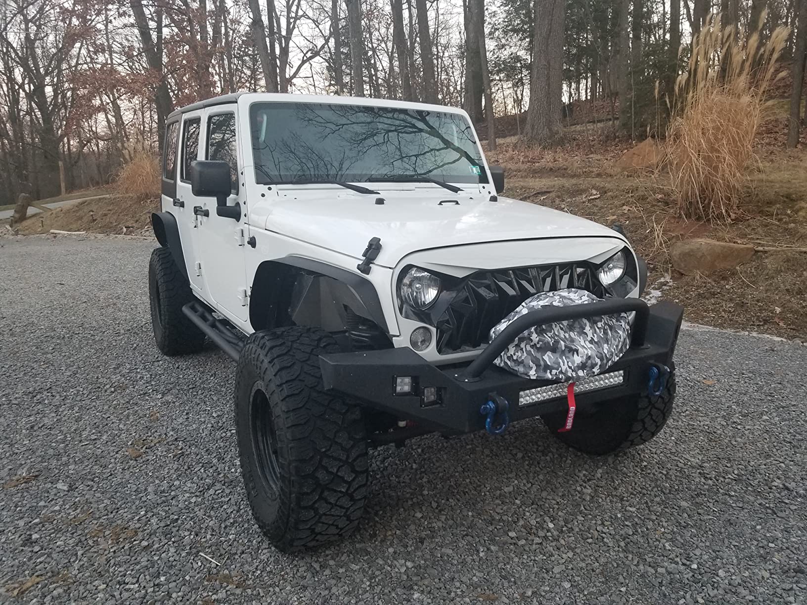 Barricade Rock Sliders | Heavy-Duty Tubular Steel Side & Undercarriage Protection | Textured Black Off-Road Rock Rails with Built-in Step | Compatible with 2007-2018 Jeep Wrangler JK 2-Door customer photo 1