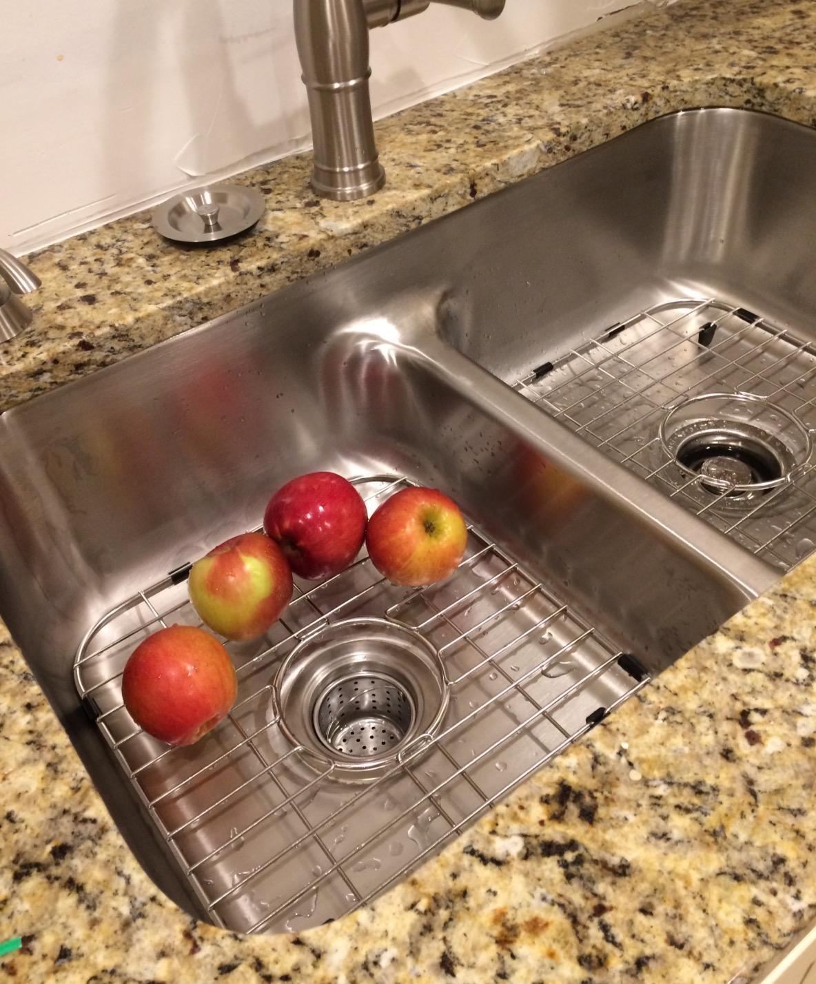 Ruvati 32-inch Undermount Kitchen Sink - 50/50 Double Bowl Kitchen Sinks, 16 Gauge T-304 Stainless Steel Kitchen sink with Brushed Finish hides scratches - RVM4350 customer photo 2