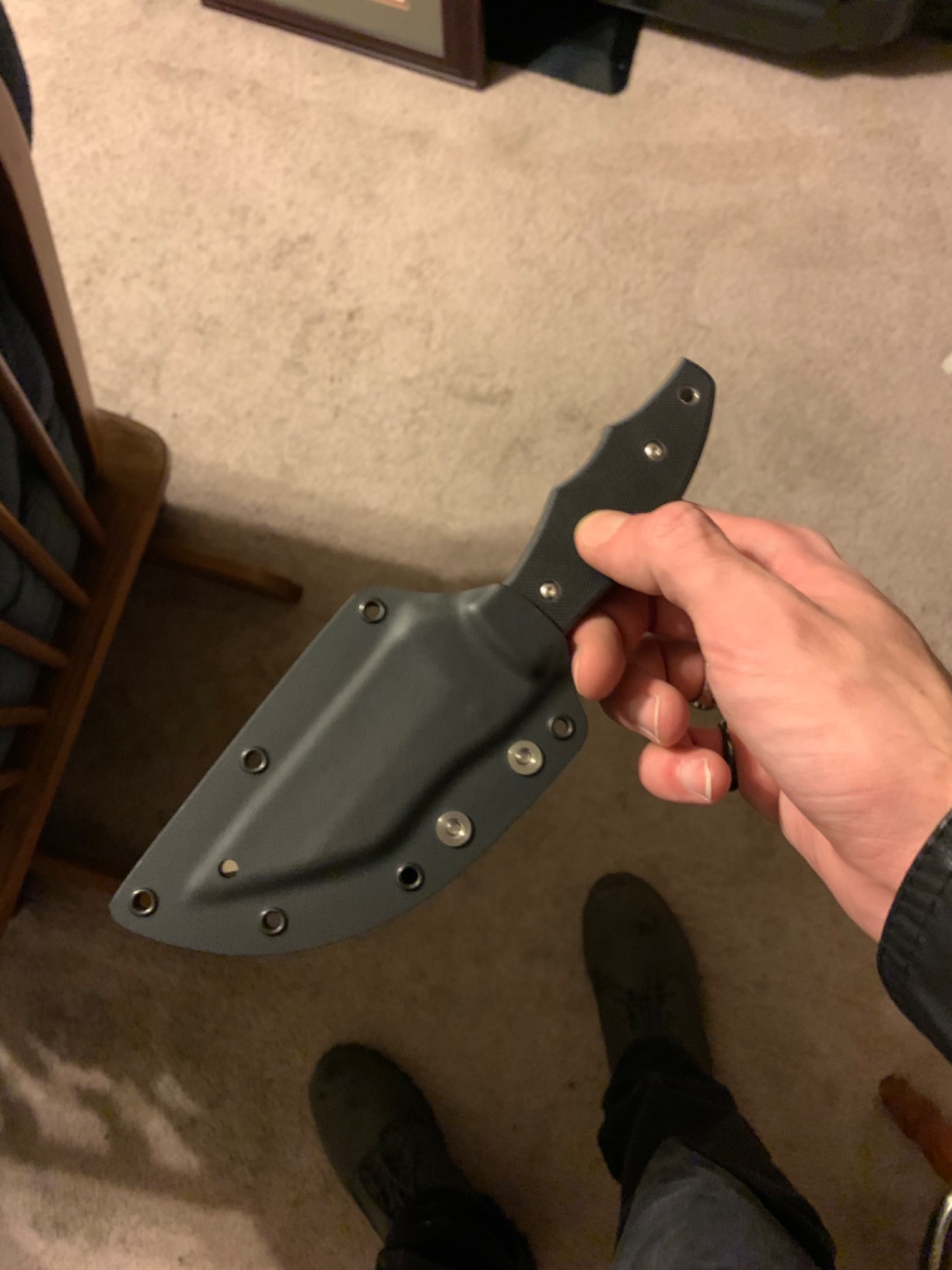 Spyderco Ronin 2 Fixed Blade Knife with 4.08