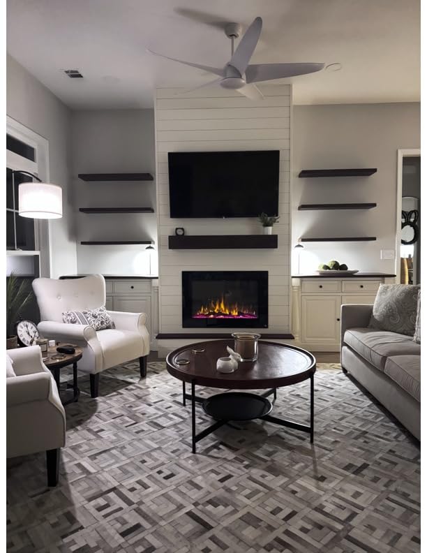 Touchstone Smart Electric Fireplace-The Sideline 60