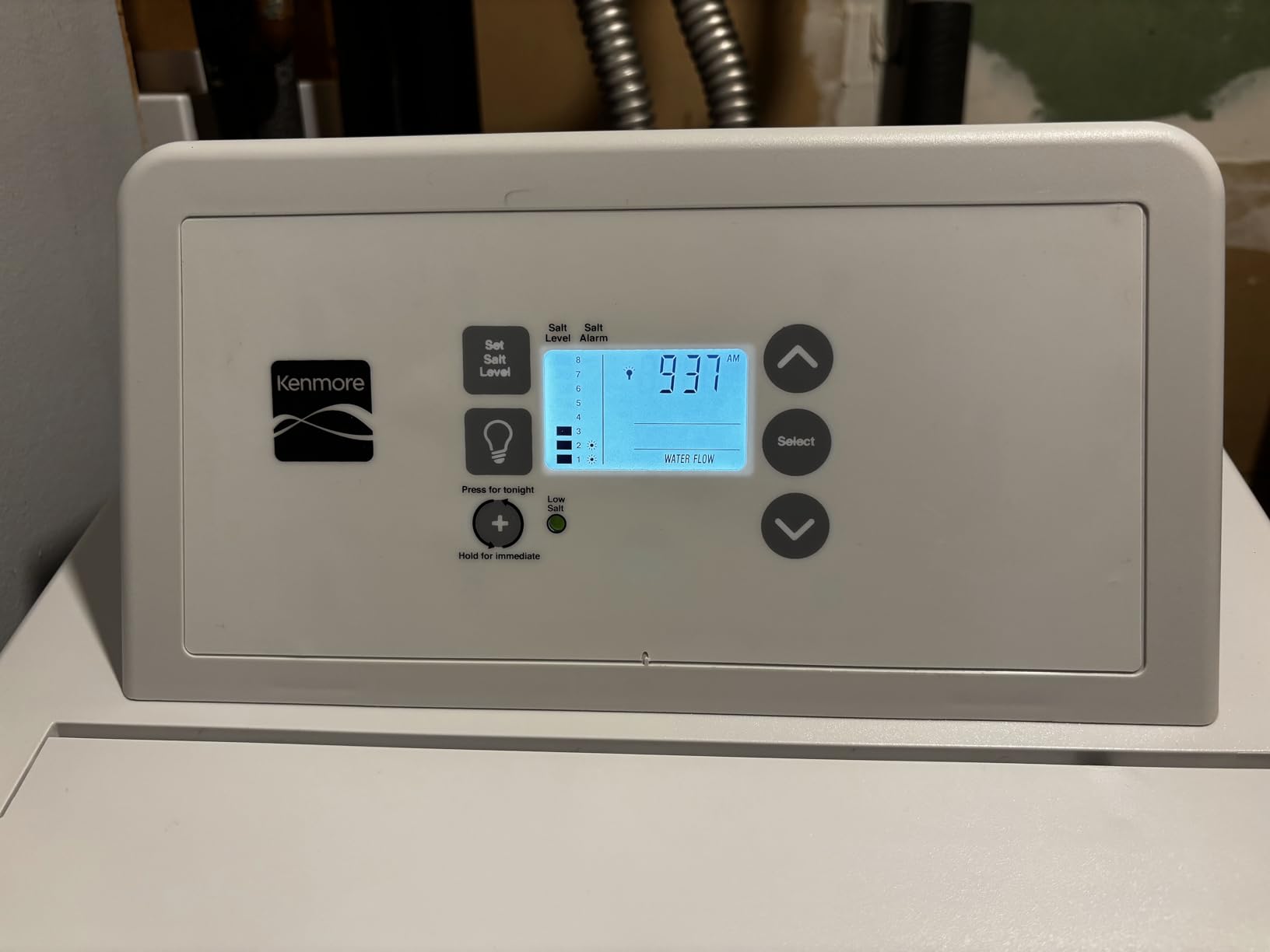 Kenmore 350 Water Softener System - 32,000 Grain Capacity Whole House Hard Water & Iron Reduction - Salt Saving Technology customer photo 1