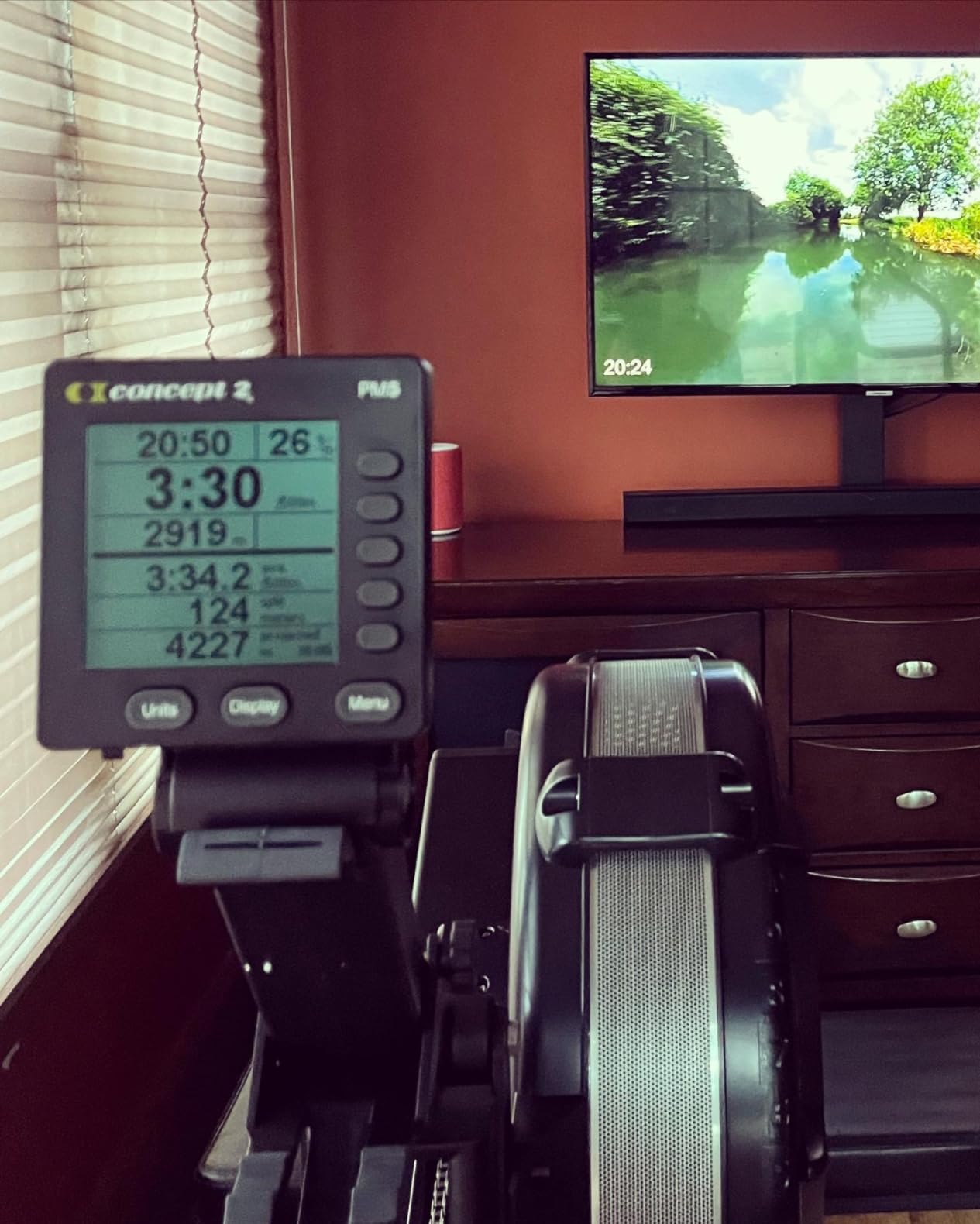 Concept2 RowErg Indoor Rowing Machine with Tall Legs - PM5 Monitor, Air Resistance customer photo 2