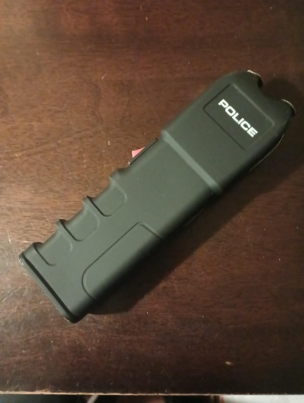 POLICE Stun Gun for Self Defense 928 - High Voltage Rechargeable with LED Flashlight, Compact & Heavy Duty, Personal Security for Women & Men - Black customer photo 1