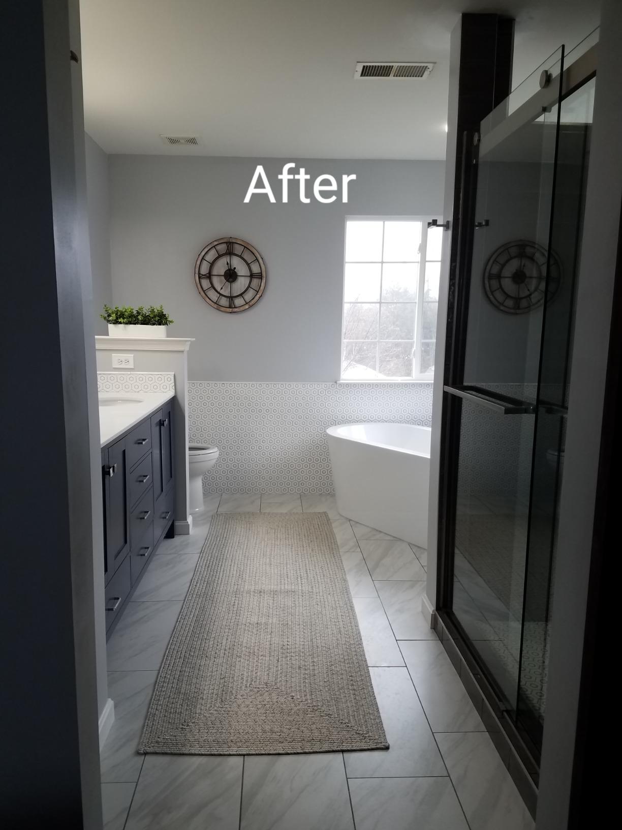 DreamLine Essence Frameless Bypass Sliding Shower Door in Brushed Nickel, 56-60 in Width, 76 in Height, 5/16 in. (8 mm) Certified Clear Tempered Glass customer photo 2