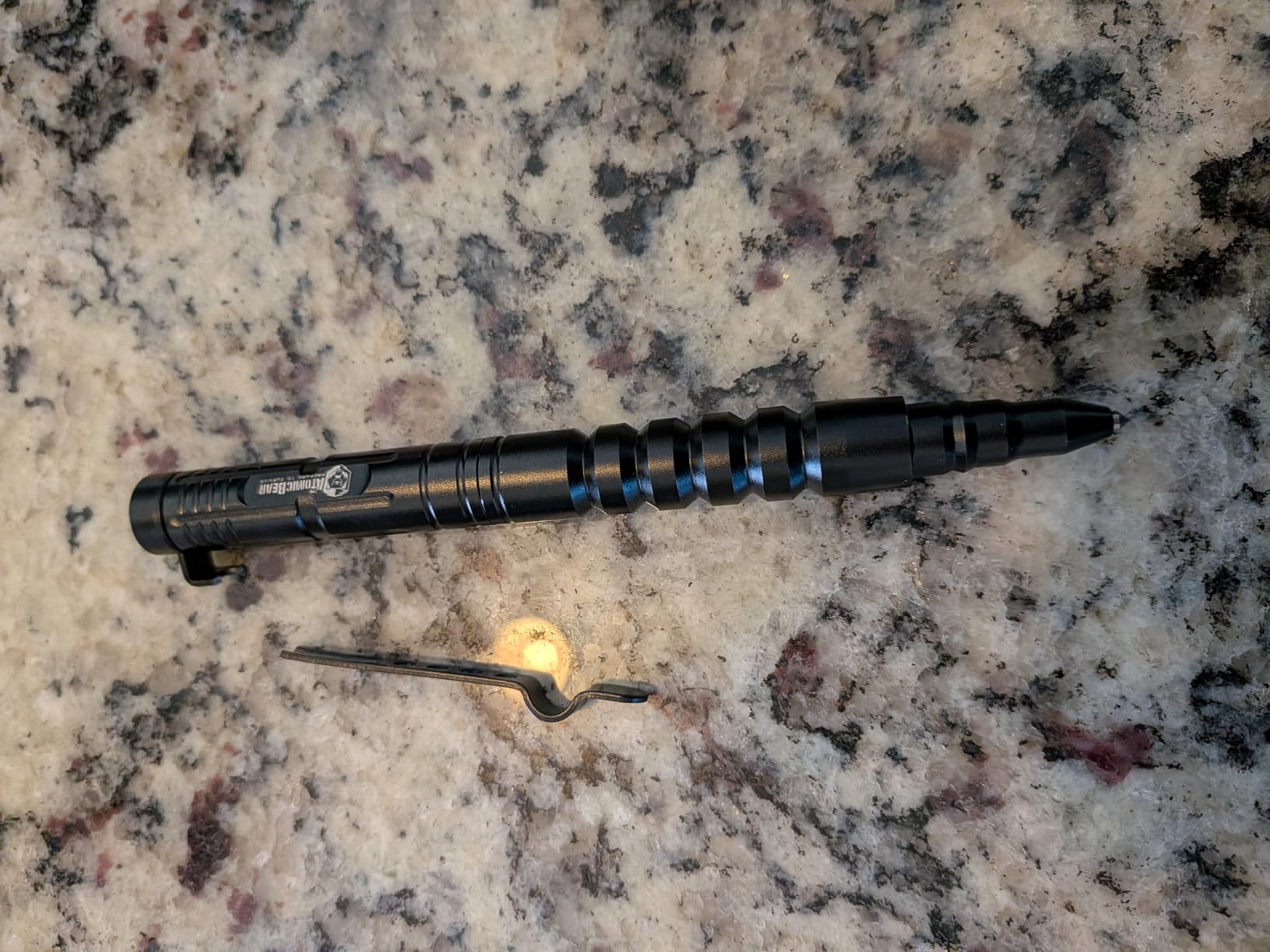 The Atomic Bear Tactical Pen - Pen With Window Breaker - Used in Police and Military Gear - Ballpoint Pens with Free 2nd ink refill customer photo 2